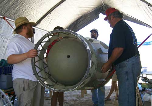 measuring booster C.G.